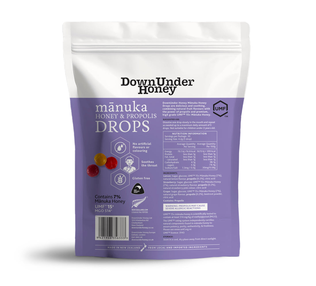 Gourdes de miel Manuka UMF 15+ (paquet de 30)